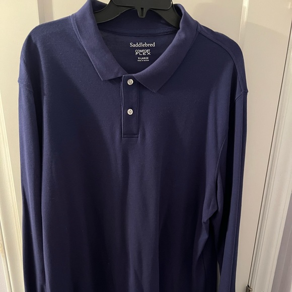 Blue long sleeve polo - Picture 1 of 1